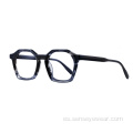 Diseño de moda Unisex Bisel Acetate Acetate Frame